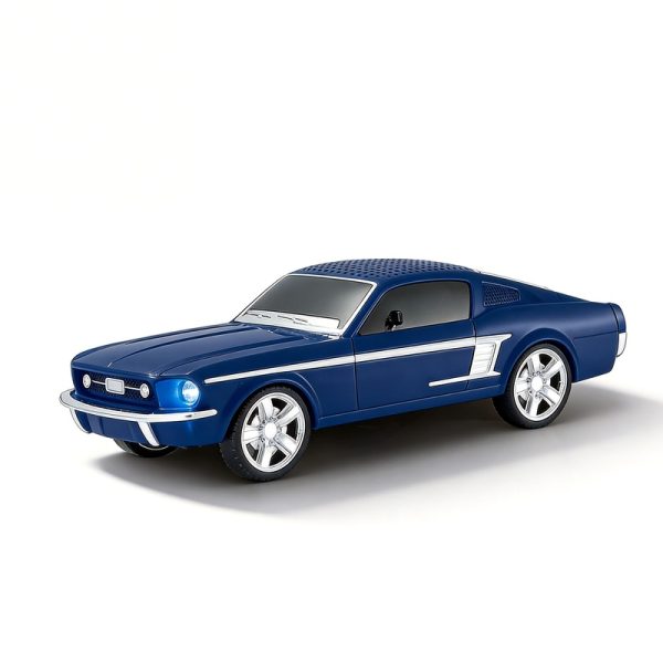 WS-1967 Vintage 1967 Car Model Bluetooth Speaker with LED Screen FM Radio Retro Design Collectible